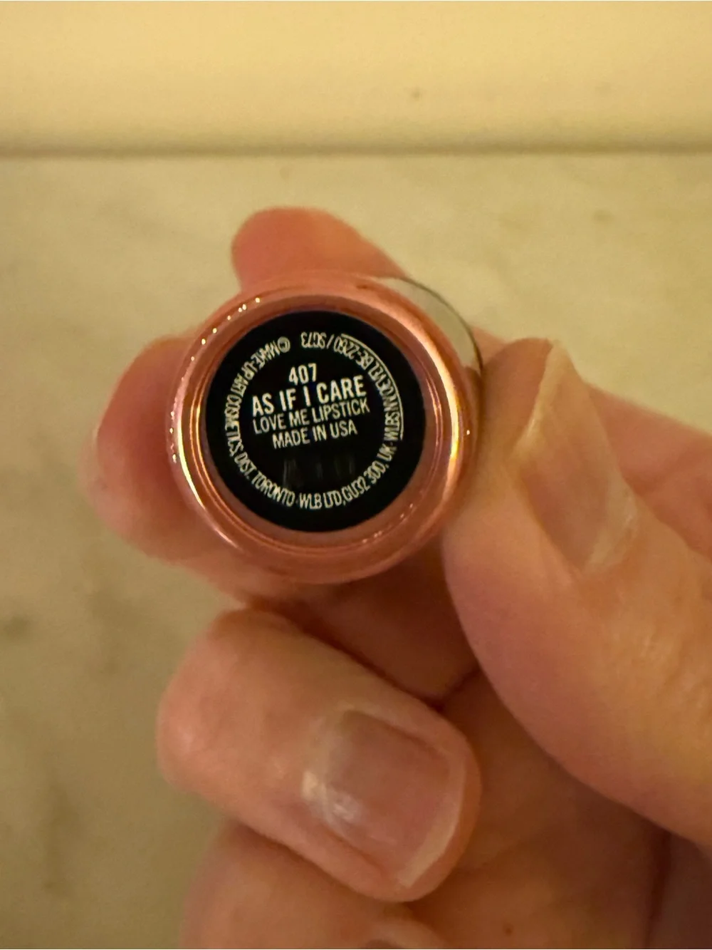 MAC Love Me Lipstick 407 As If I Care DISCONTINUED New In Box Makeup